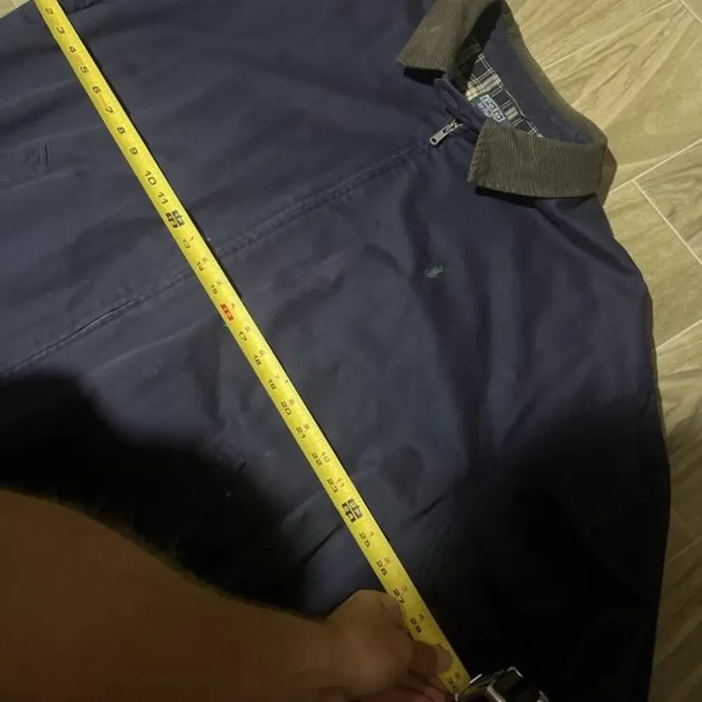 Polo By Ralph Lauren Mens Size 2XL Navy Bomber Jacket Corduroy Collar Cotton‎ - Picture 7 of 13